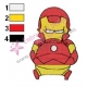 Baby Iron Man Embroidery Design